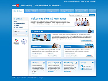 BMO Human Resources Intranet - Portal